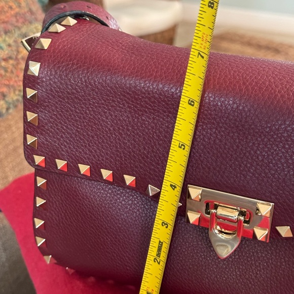 VALENTINO Garavani Crimson Red Rockstud shoulder bag - Picture 7 of 8